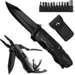 Canivete Dobrável Multifuncional – Multitool de Aço Inoxidável com Alicate